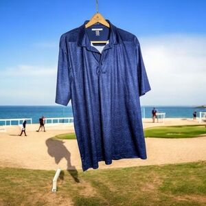Great White Men's Blue Polo Shirt XXL By Greg Norman
